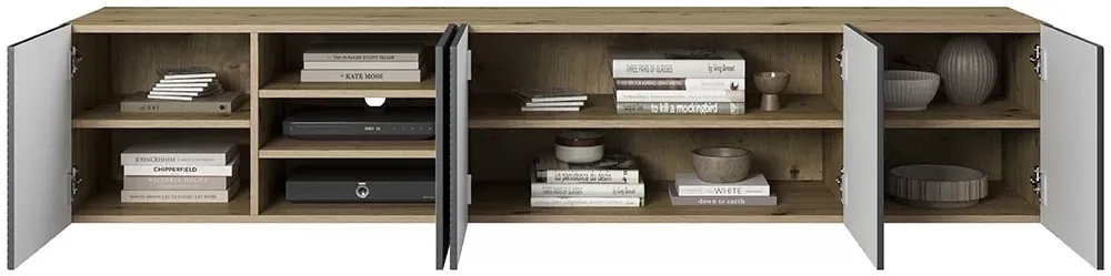 TV stolík závesný Asha 200 cm — 7