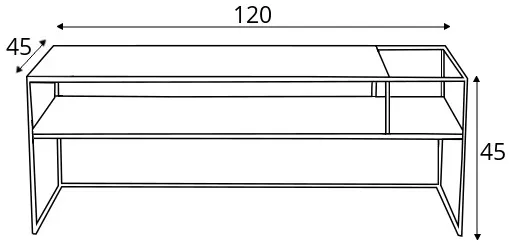 TV stolík Senso Flower 120 (pravý) — 3