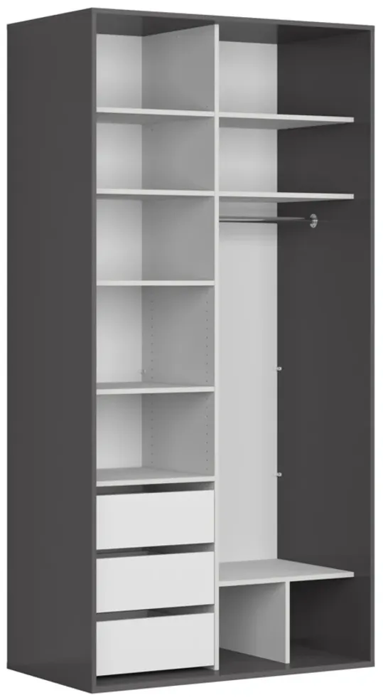 Skriňa Flex 120 so zrkadlom — 2