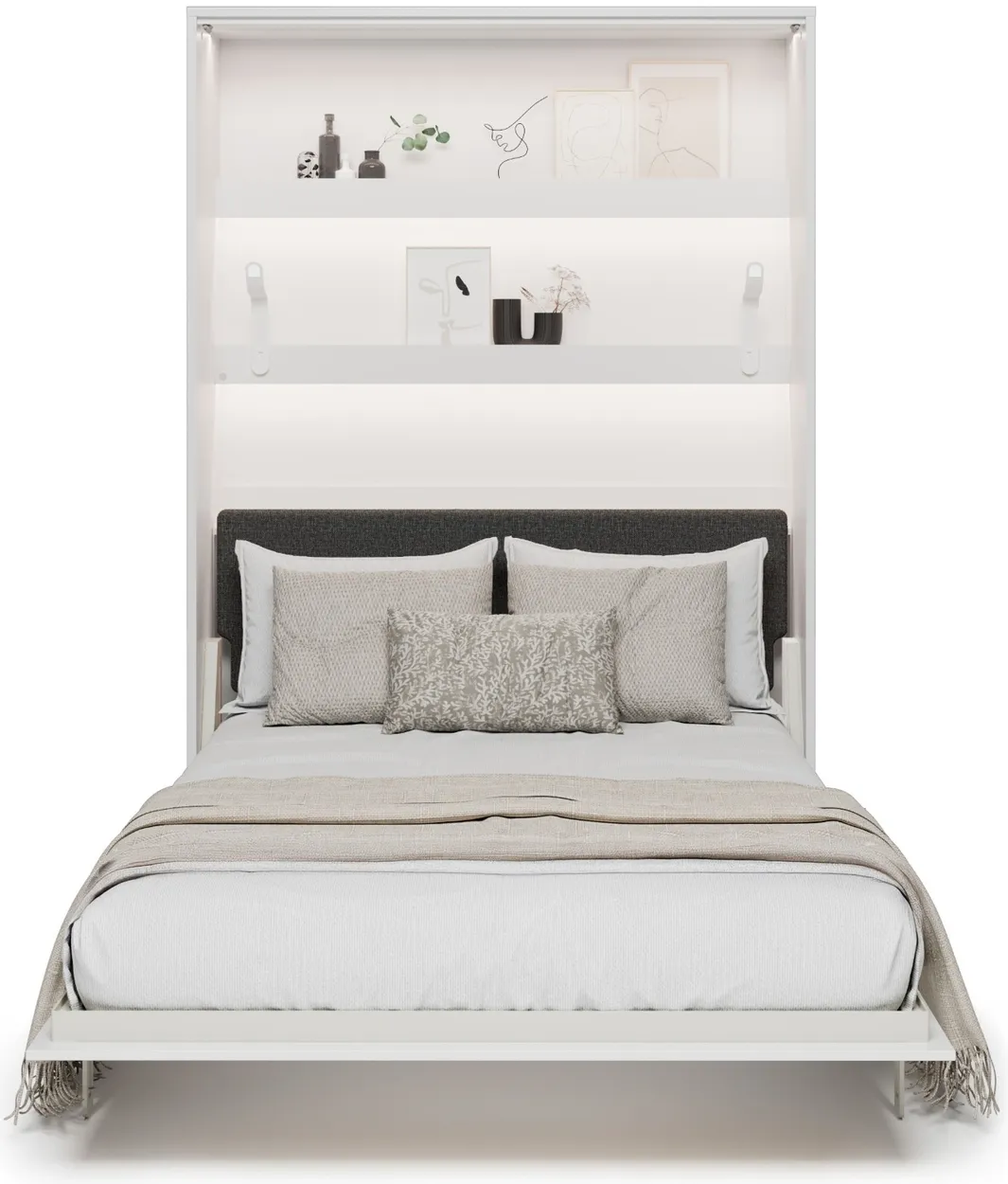 Elektrická sklápacia posteľ zvislá 140 s čelom postele Bed Concept — 5