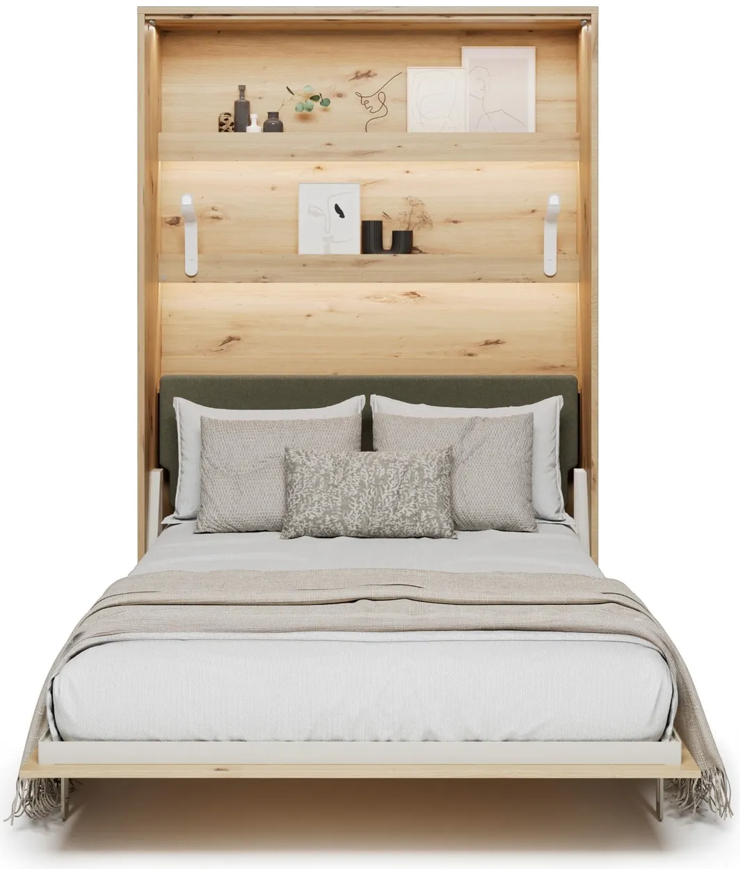 Sklápacia posteľ elektrická zvislá 140 s čelom postele Bed Concept — 6