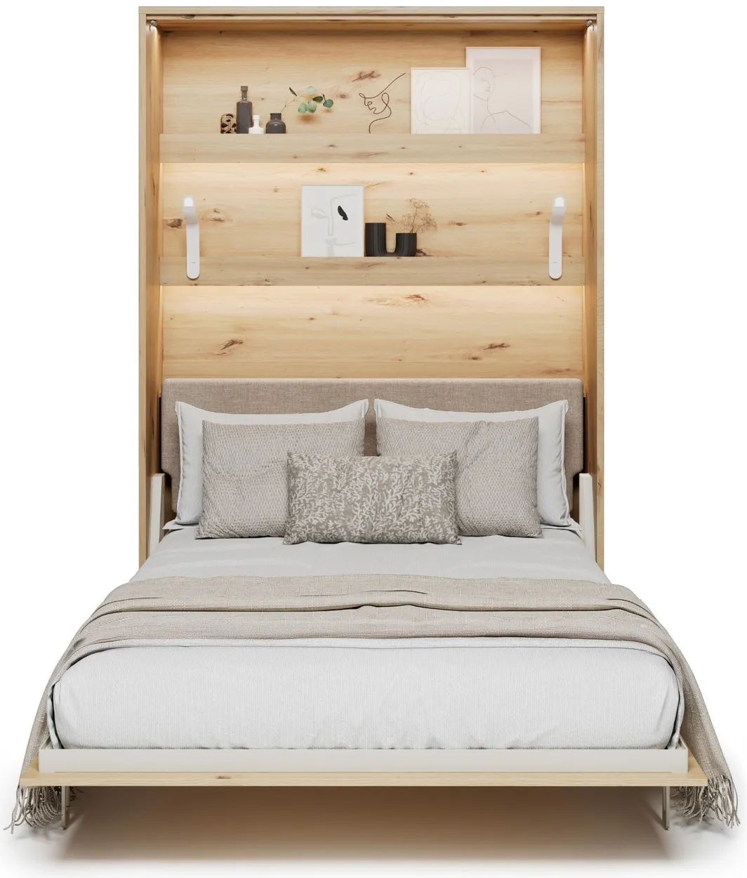 Sklápacia posteľ elektrická zvislá 140 s čelom postele Bed Concept — 6
