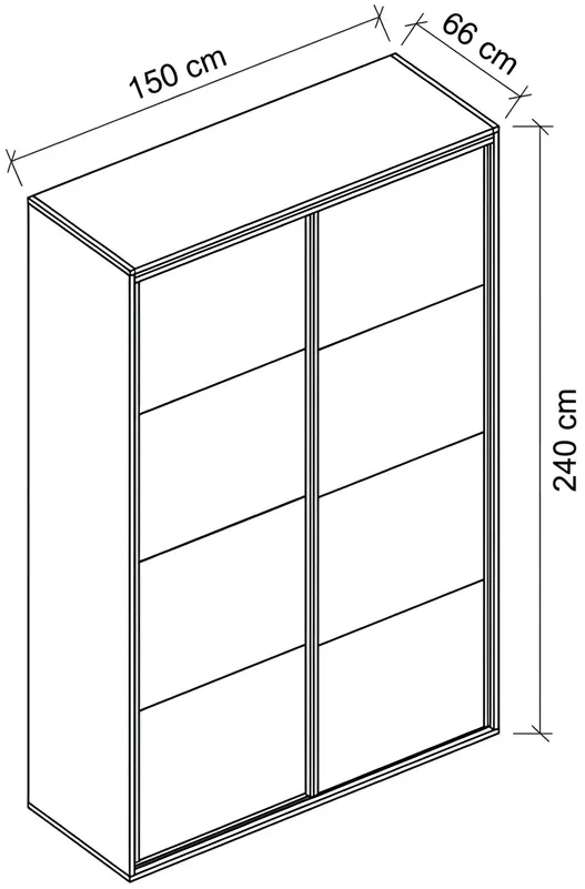 Skriňa Flex 150 cm — 4