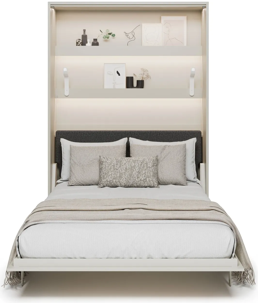 Elektrická sklápacia posteľ zvislá 140 s čelom postele Bed Concept — 5