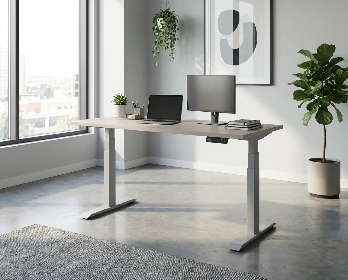 Písací stôl Active I s elektrickým nastavením výšky od 0 cm — 2