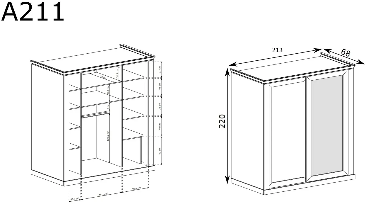Skriňa Antica 213 — 5