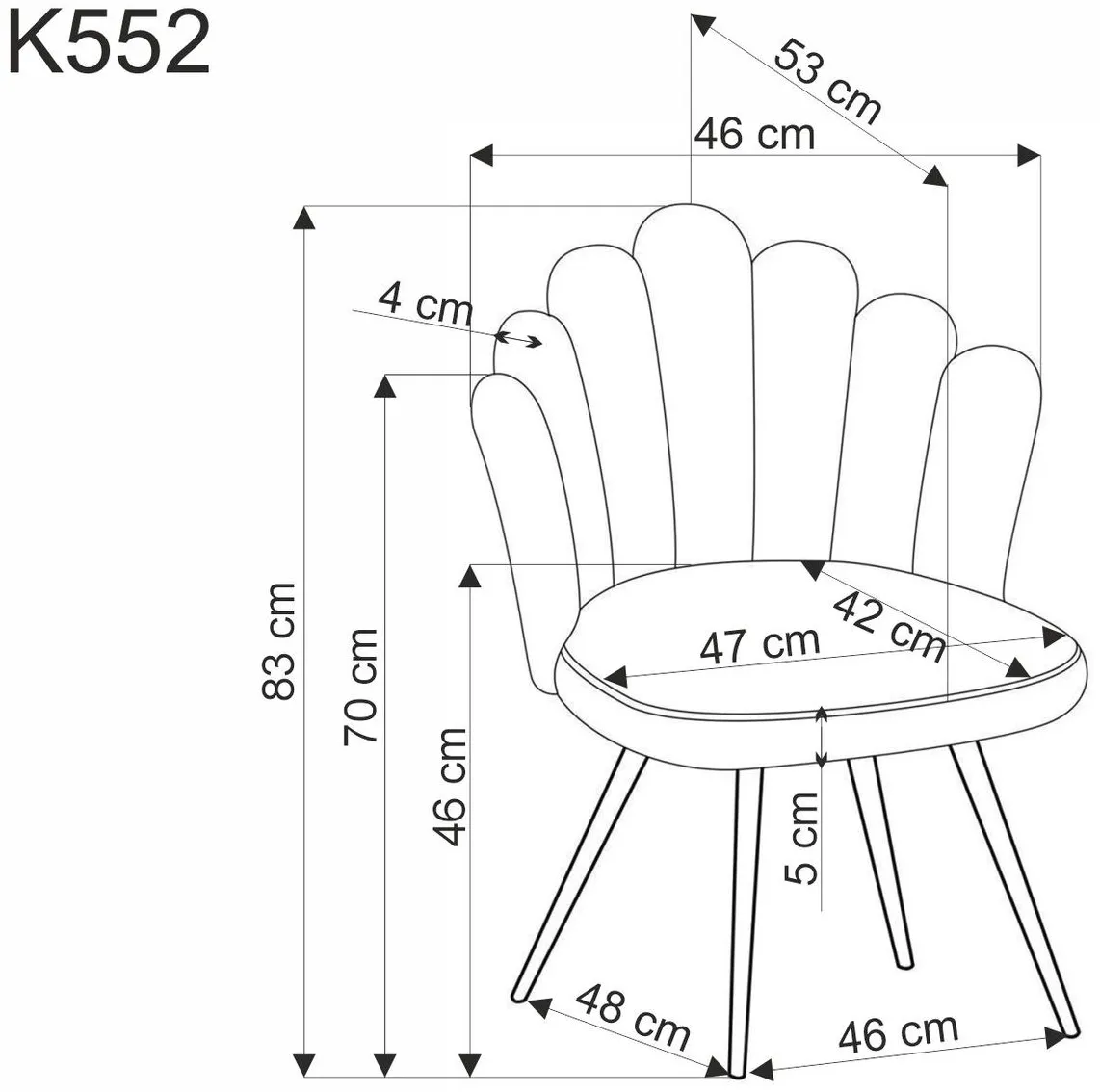 Stolička K552 — 5