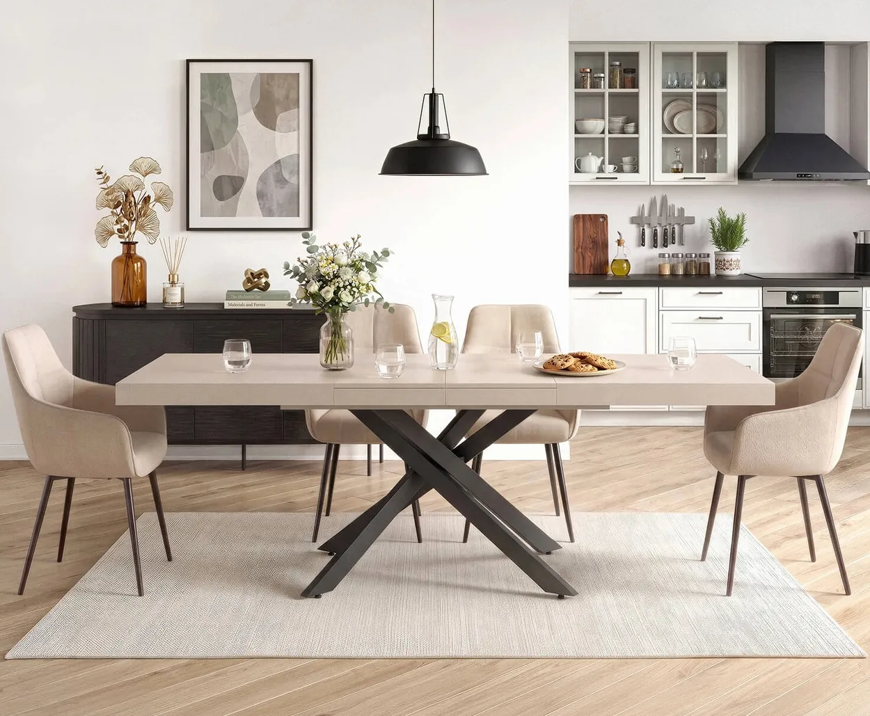 Rozkladací stôl Hampton 160 — 8