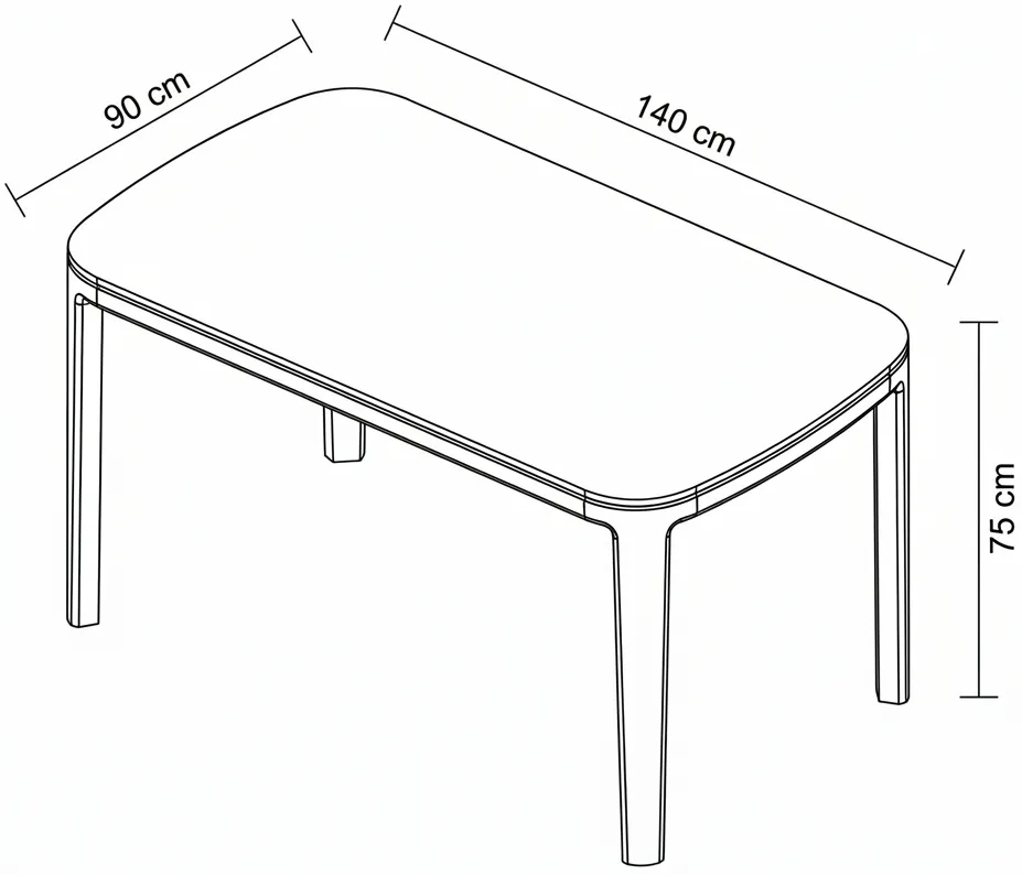 Rozkladací stôl Monte — 3