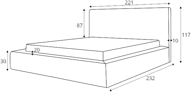 Posteľ 180 Princce — 3