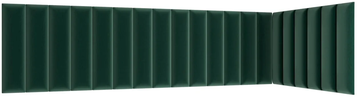 Zostava čalúnených panelov Quadratta 210x90x60 cm — 3