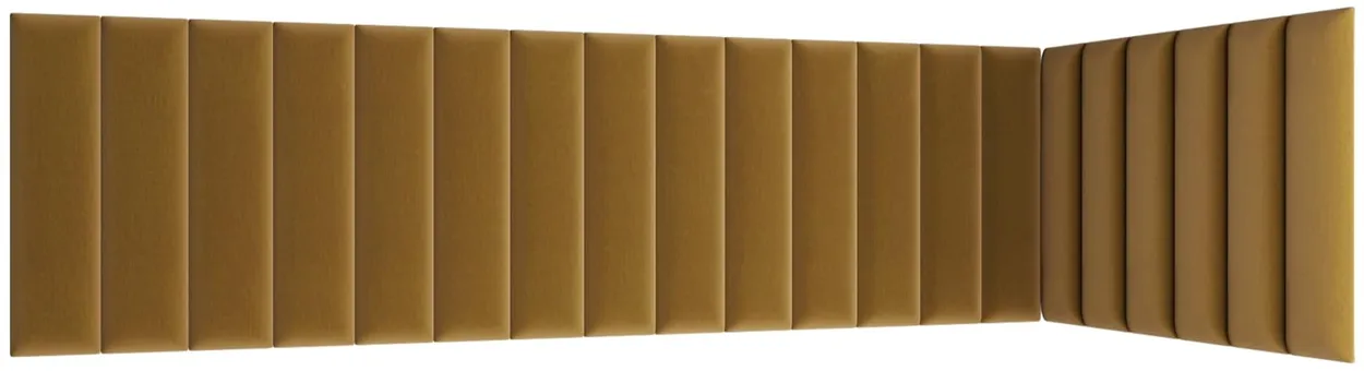 Zostava čalúnených panelov Quadratta 210x90x60 cm — 3