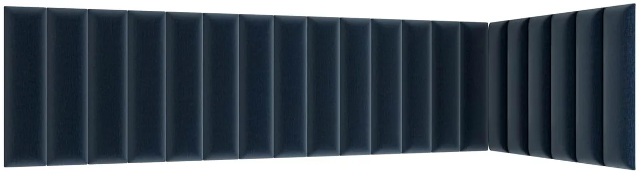 Zostava čalúnených panelov Quadratta 210x90x60 cm — 3