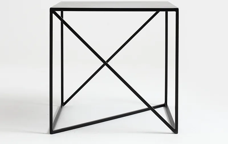 Odkladací stolík 50x50 cm Memo Metal — 6