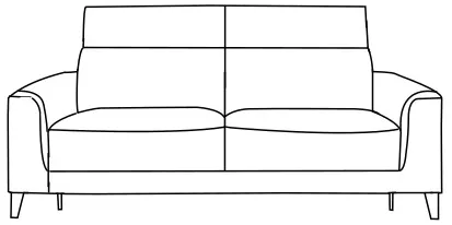 Pohovka trojmiestna Legato — 10