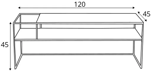 TV stolík Senso Flower 120 (ľavý) — 4