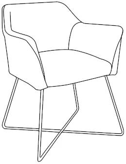 Čalúnená stolička Scarlet — 6