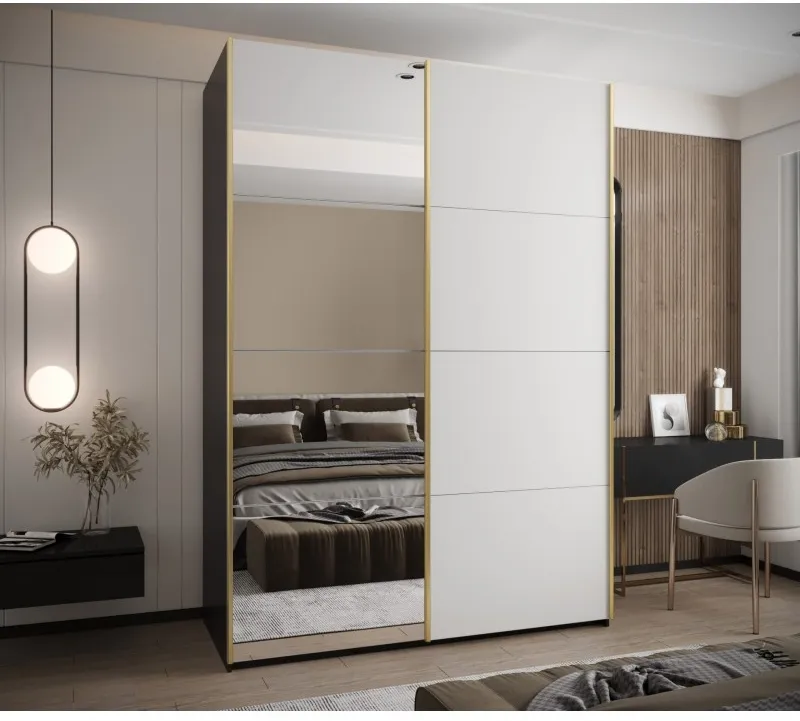 Skriňa s posuvnými dverami so zrkadlom Lux 3 190 — 2