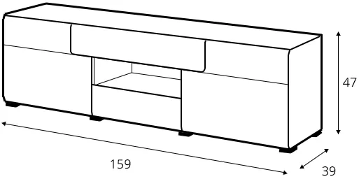 TV stolík Toledo — 2