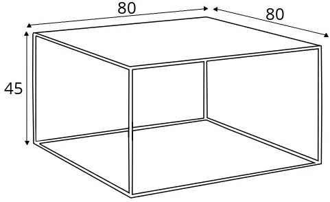 Odkladací stolík Tensio Metal 80 — 3