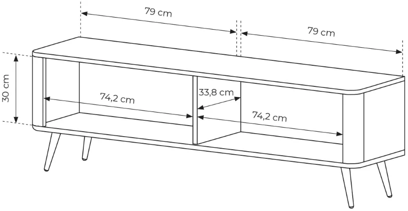 TV stolík Lante — 6