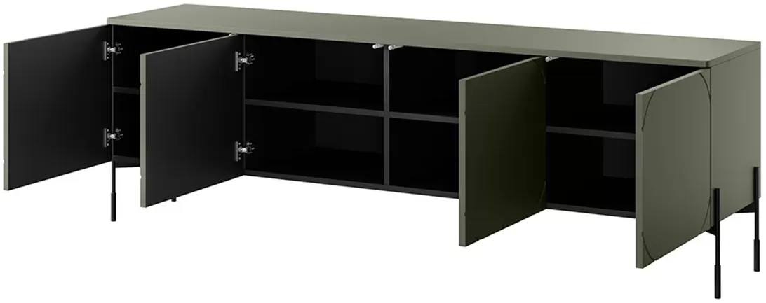TV stolík s poličkami Sonatia 200 cm — 6