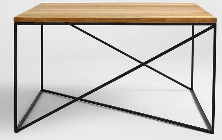 Odkladací stolík 80x80 Memo Solid Wood — 5