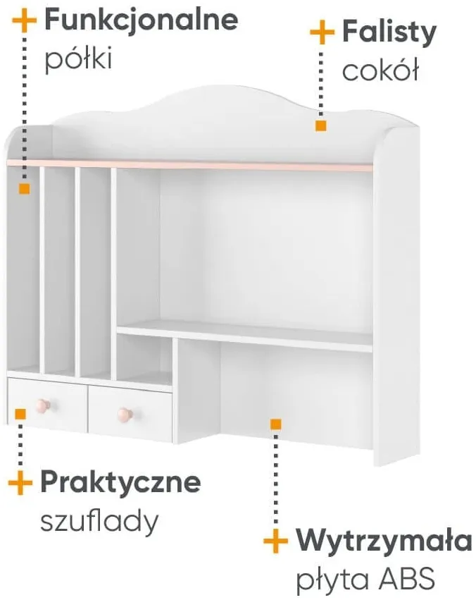 Nástavec na písací stôl Luna — 3