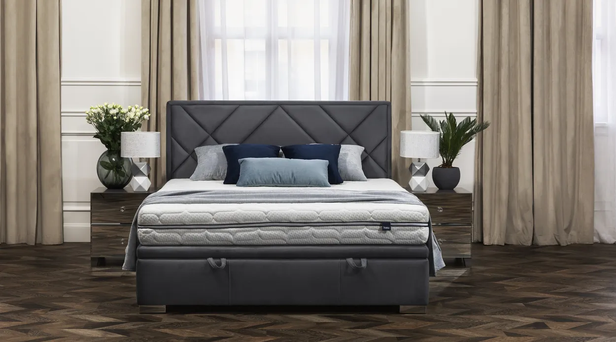 Kontinentálna posteľ Linares 100x200 s úložným priestorom — 2