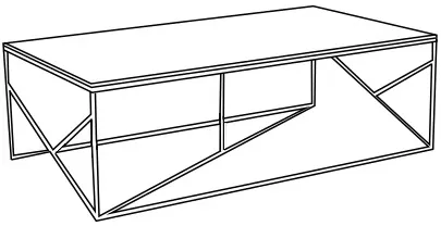 Odkladací stolík Fancy 140x80 cm — 5