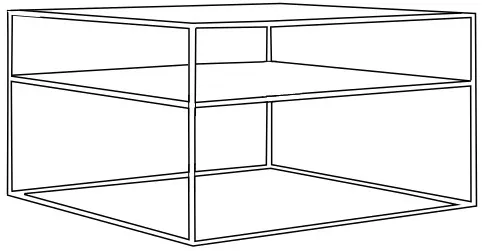 Odkladací stolík Tensio 2 Floor Metal 80 — 5