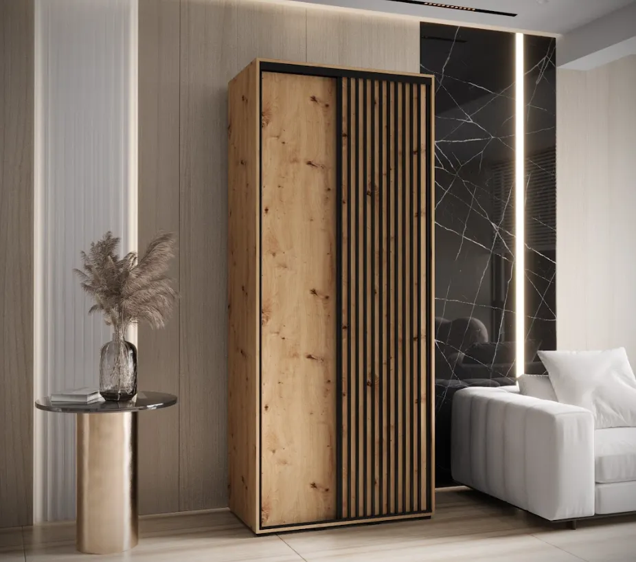 Skriňa s posuvnými dverami Sapporo 1 100 cm 60 cm — 2