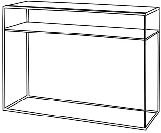 Konzolový stolík 100x35 cm Tensio 2 Floor Metal — 5