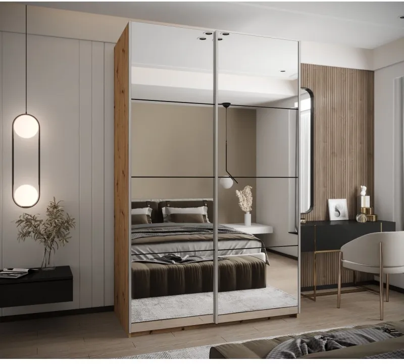 Skriňa s posuvnými dverami Lux 2 150 — 2