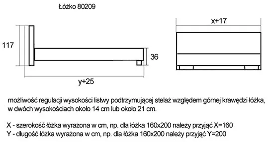 Posteľ 80209 KF (120x200) — 2