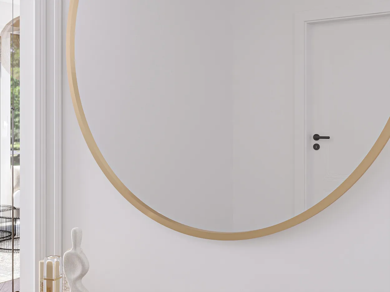 Okrúhle zrkadlo Gerbinie 80 cm — 2