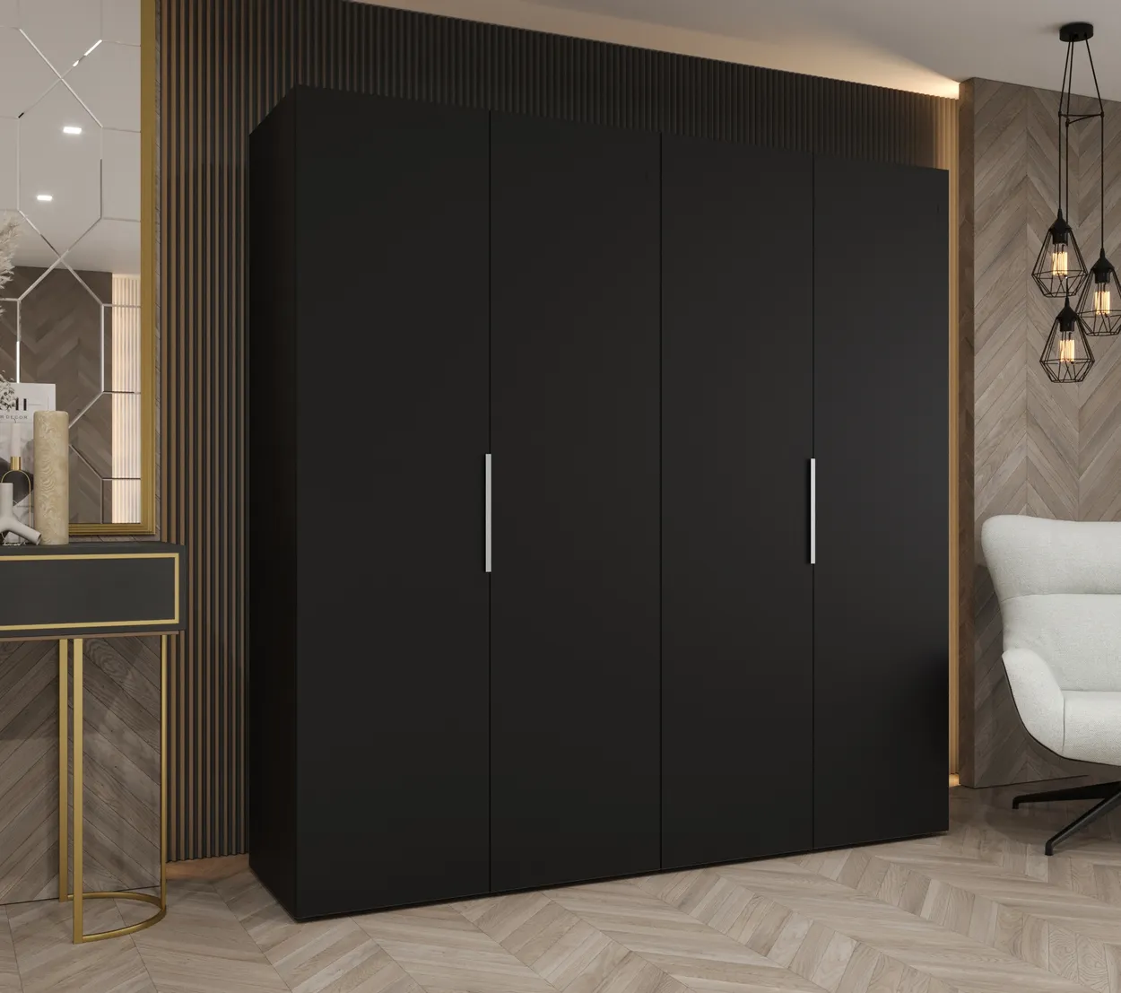 Šatníková skriňa s otočnými dverami Marbella 1 200 cm — 2