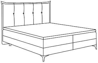 Kontinentálna posteľ 120 Foxy — 3