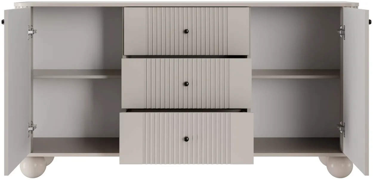 Komoda Vesper 160 s guľatými nožičkami  — 3