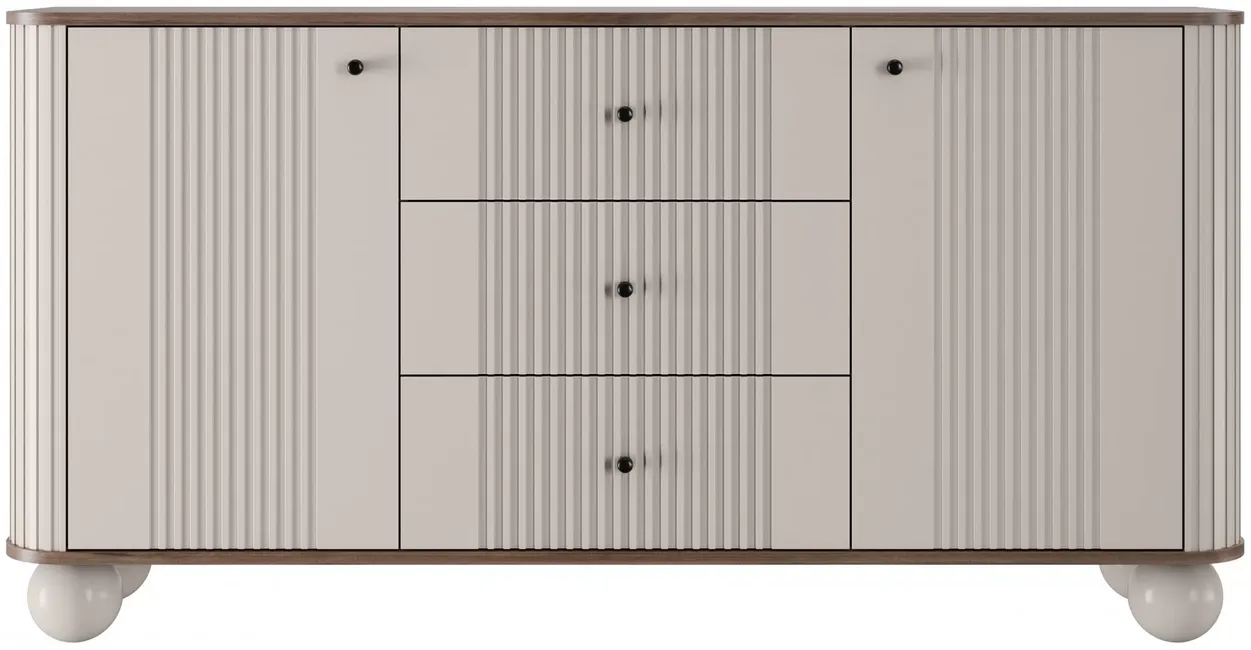 Komoda Vesper 160 s guľatými nožičkami  — 5