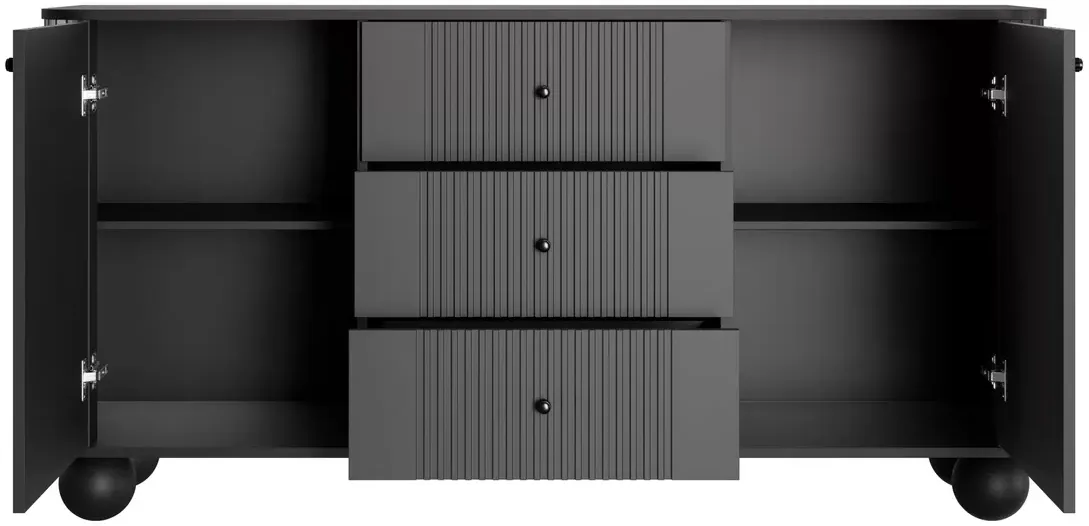 Komoda Vesper 160 s guľatými nožičkami  — 3