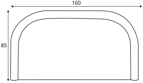 Čelo postele 160 Milo — 3