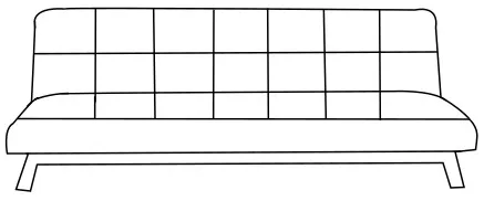Rozkladacia pohovka trojmiestna Modes — 4