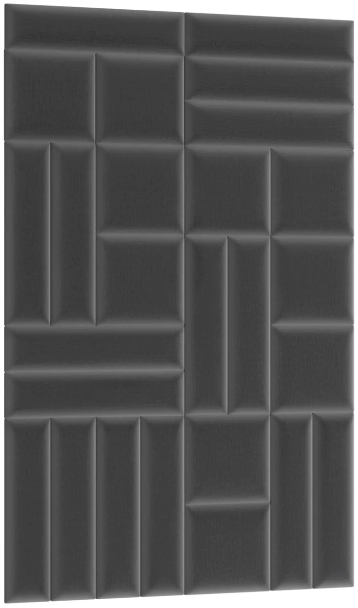 Súprava čalúnených panelov Quadratta 120x195 cm — 5