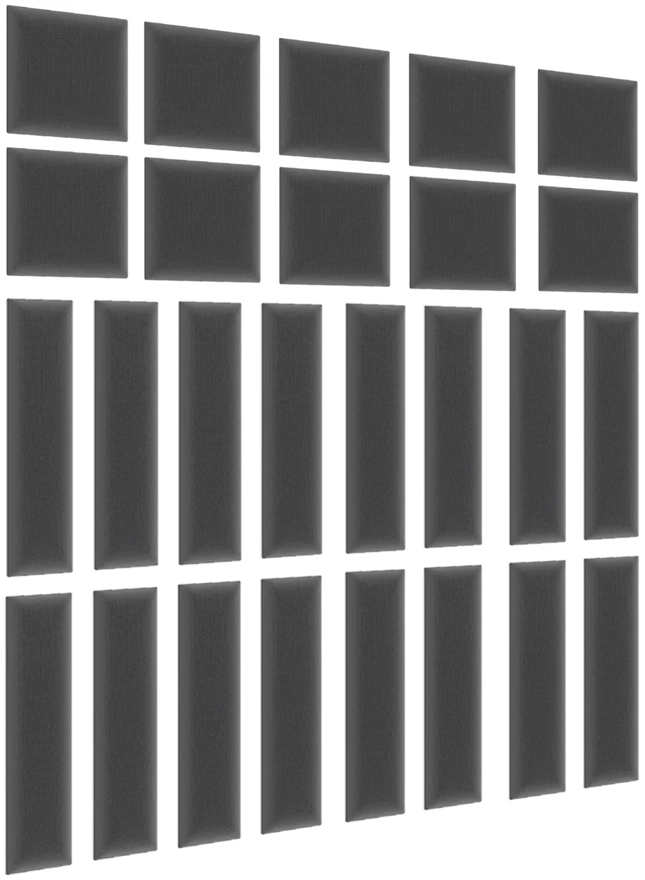 Súprava čalúnených panelov Quadratta 120x195 cm — 3