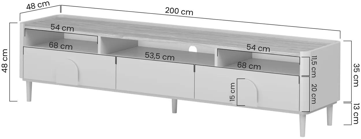 TV stolík 200 Amilio — 4