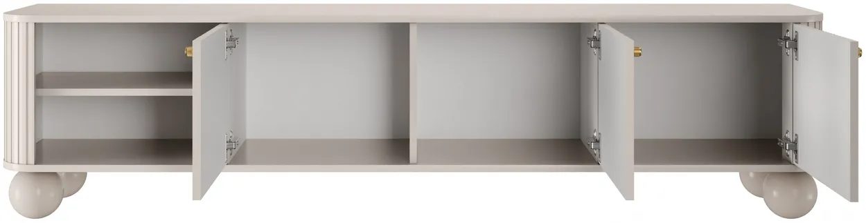 TV stolík Vesper s guľatými nožičkami — 5