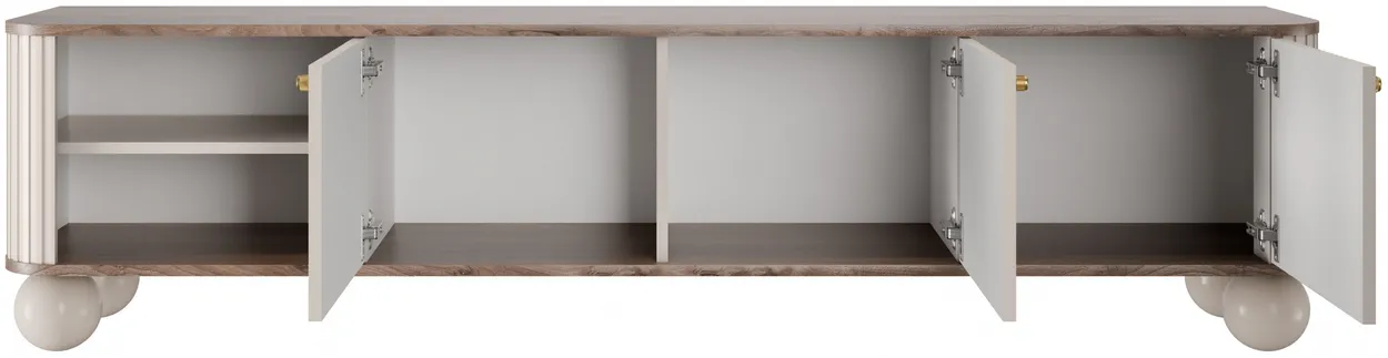 TV stolík Vesper s guľatými nožičkami — 5