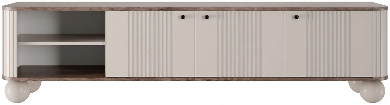 TV stolík Vesper s guľatými nožičkami — 4