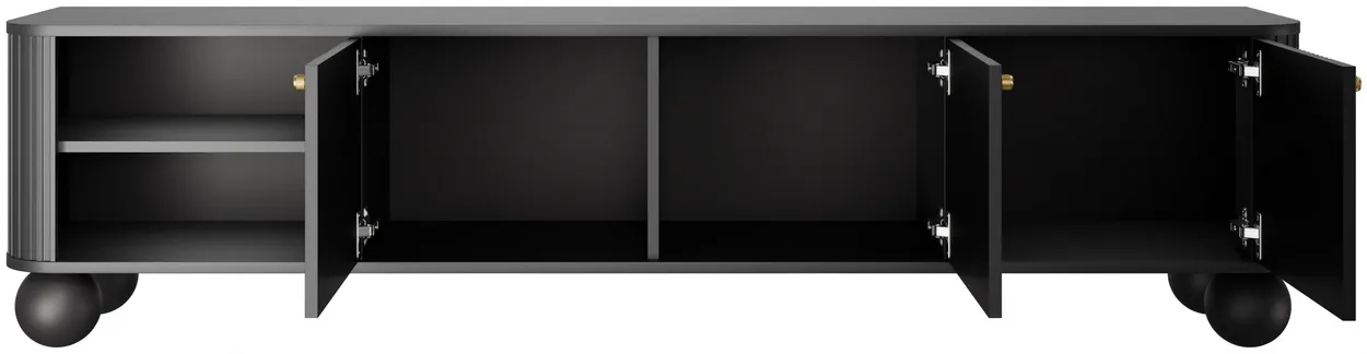 TV stolík Vesper s guľatými nožičkami — 5